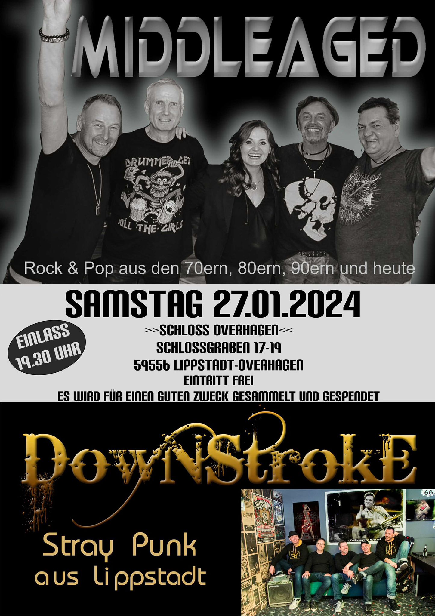 Plakat für den Gig am 30.09.2023 in Dedignhausen